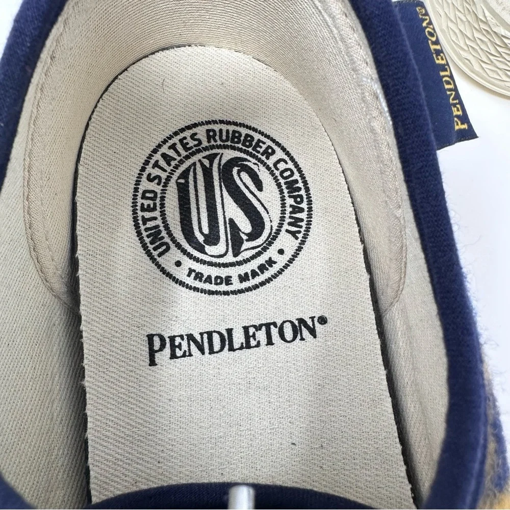 Pendleton Rare Mission Trail Wool Low Tops Sneakers Blue Size 45, US 12